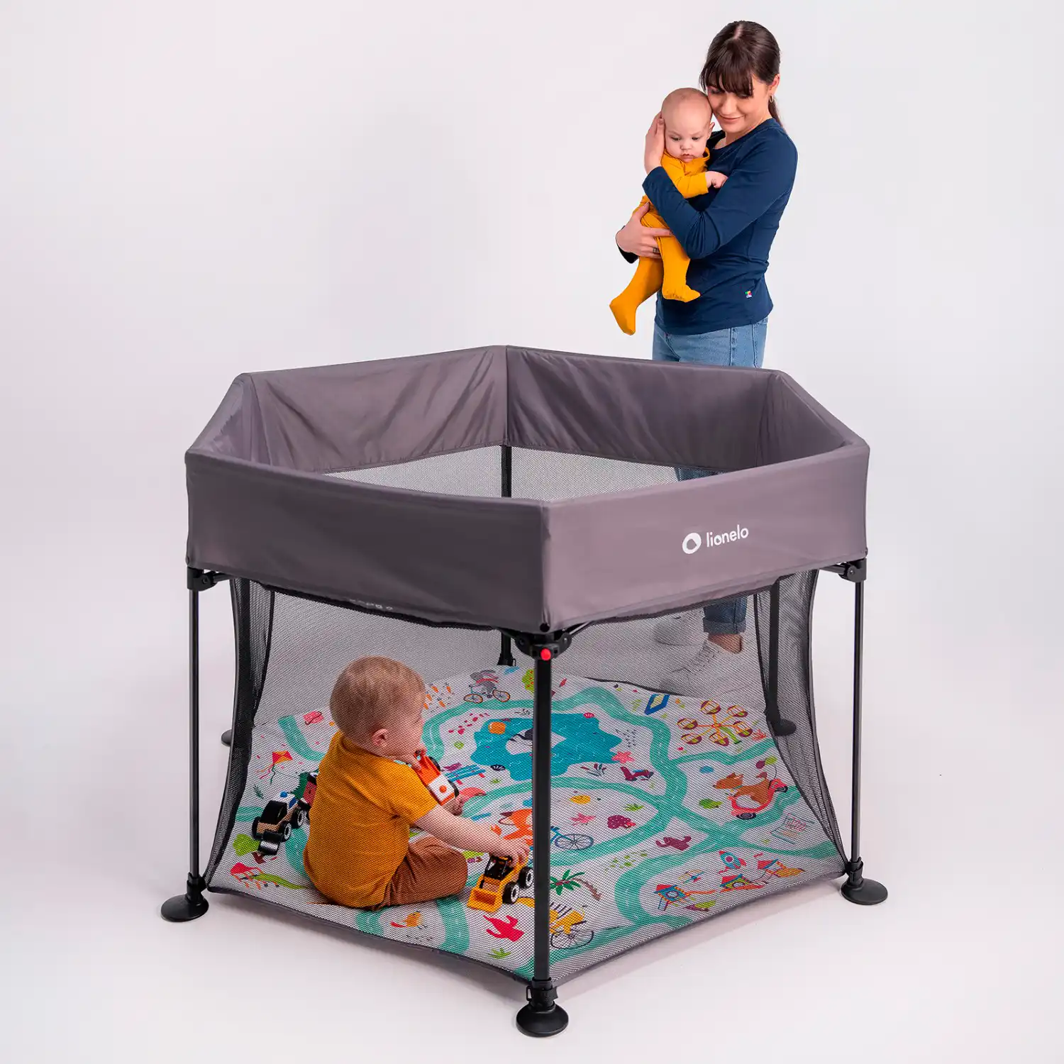 Дитячий манеж Lionelo Roel Multicolor